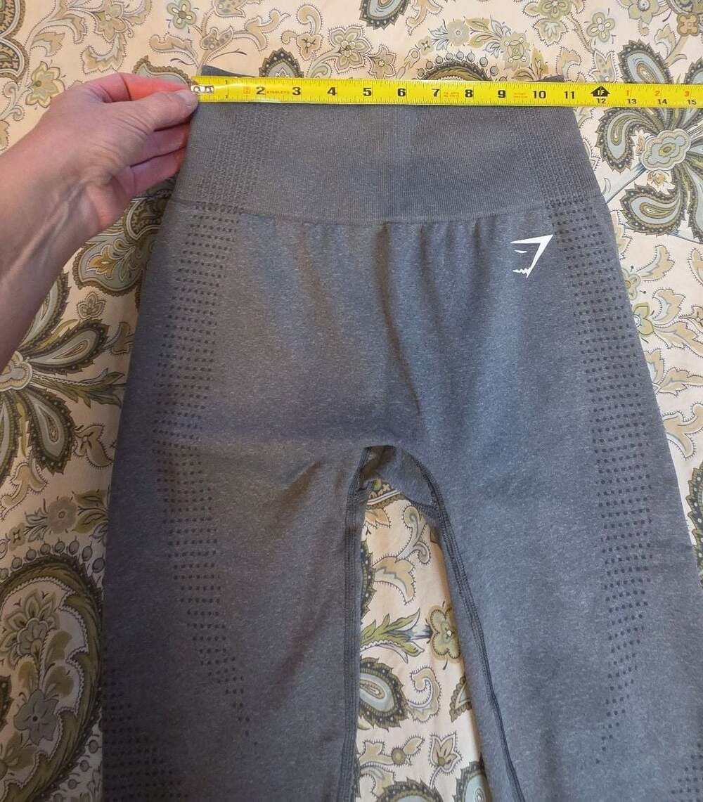 Gymshark Vital Seamless Leggings in Smokey Grey,  size S - Picture 5 of 5